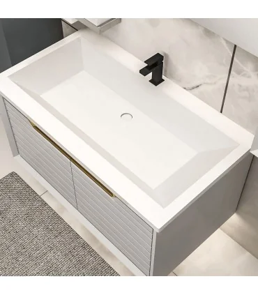 روشویی کابینتی لوکس کابین مدل 613A سفید